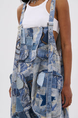 FOR THE GRAM PATCHWORK OVERALLS