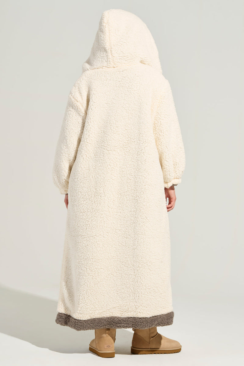 BEAR HUG REVERSIBLE FLEECE TRENCH