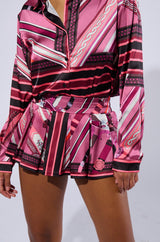 DREAM OF LOVE PLEATED SKIRT