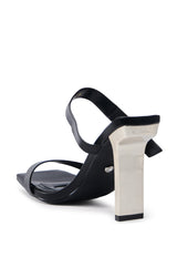 AZALEA WANG FANAKA BLACK CHUNKY SANDAL