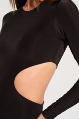 FAHARI CUT OUT KNIT MAXI DRESS