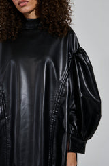 I NEED SOME SPACE PU MINI DRESS