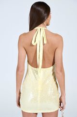 SUNSHINE BABY SEQUIN MINI DRESS