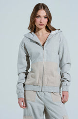 TO LOVE AGAIN ZIP UP SWEATSHIRT