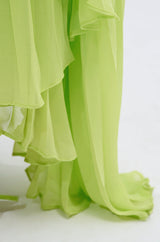 NIXEN MAXI DRESS WITH CHIFFON OVERLAY