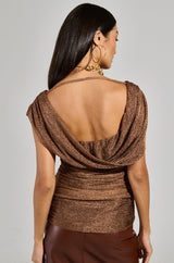 OUT OF HIS LEAGUE OFF THE SHOULDER TOP