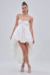 I CAN GET MY OWN FLOWERS HI LOW BUBBLE DRESS