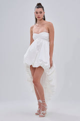 I CAN GET MY OWN FLOWERS HI LOW BUBBLE DRESS