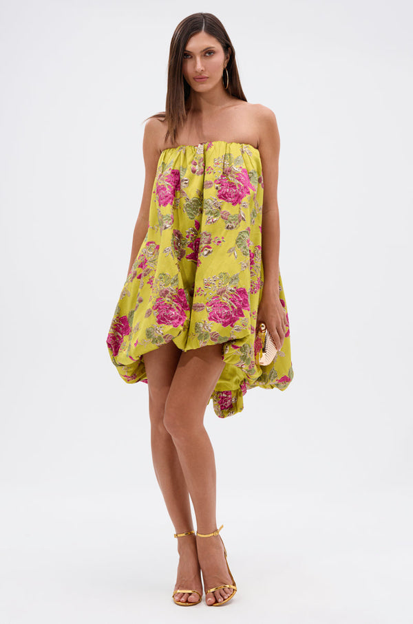 LOVER GIRL BROCADE BUBBLE DRESS