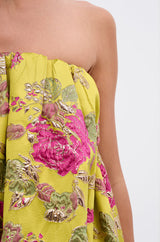 LOVER GIRL BROCADE BUBBLE DRESS