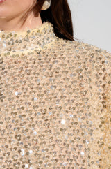SLYLINE SEQUIN BLOUSE