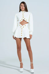 THINK ABOUT ME BLOUSE IN WHITE