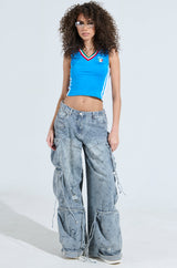 CIAO ITALIA V-NECK JERSEY TANK