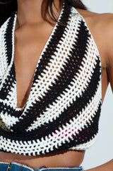 DONT TALK TO ME CROCHET TOP