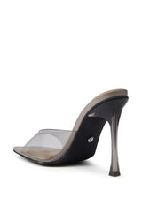 AZALEA WANG GUILA GREY PVC SLIP ON SANDAL