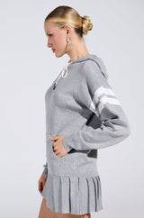 BETTER OFF SWEATER JERSEY DRESS
