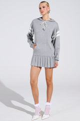 BETTER OFF SWEATER JERSEY DRESS