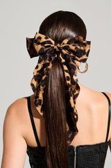MILANO CHEETAH HAIR BOW