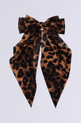 MILANO CHEETAH HAIR BOW