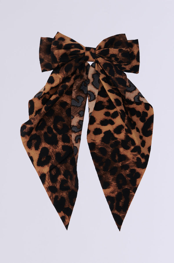 MILANO CHEETAH HAIR BOW