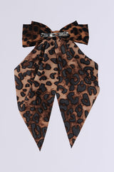 MILANO CHEETAH HAIR BOW