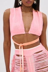 TIME TO DANCE CUTOUT FRINGE PANT AND TOP SET