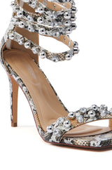 AZALEA WANG HARVEY MULTI SNAKE SANDAL