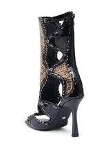 AZALEA WANG INDRANI BLACK GLADIATOR SANDAL