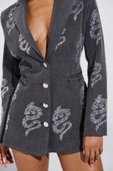 DRAGON SENSE EMBELLISHED BLAZER