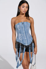 DRAGON SENSE EMBELLISHED CORSET