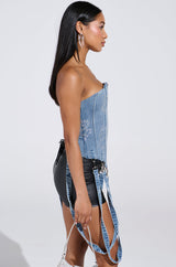 DRAGON SENSE EMBELLISHED CORSET