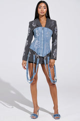DRAGON SENSE EMBELLISHED CORSET