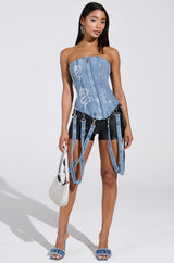 DRAGON SENSE EMBELLISHED CORSET