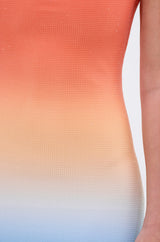 SUNSET LOVERS OMBRE MIDI DRESS