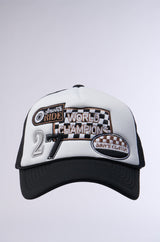 WORLD CHAMPS PATCH TRUCKER HAT