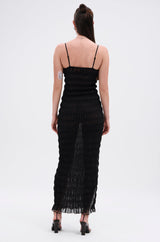 ON A BEACH OR A NIGHT OUT MESH MAXI DRESS