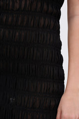 ON A BEACH OR A NIGHT OUT MESH MAXI DRESS