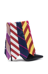 AZALEA WANG JAUNE BLACK TIE BOOTIE