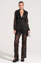 CELEBRATION TIME LACE PANTS IN BLACK