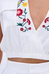 DAY TIME VIBES BUTTON DOWN TOP