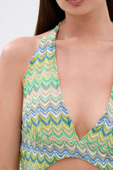 JUST A FEELING CROCHET HALTER TOP