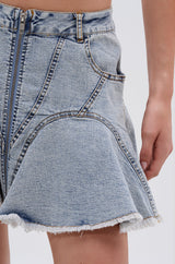 MIXED VIBES MINI SKIRT