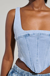 STAY COOL DENIM CORSET