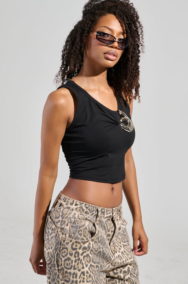 A OKAY TANK IN BLACK