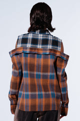 ALL IN A DAYS WORK BUTTON DOWN FLANNEL SHIRT