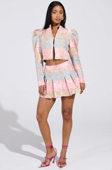 HOLD ON TIGHT TWEED BLAZER