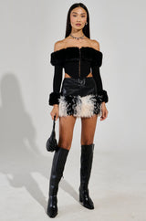 WINTER BAE OFF THE SHOULDER CORSET