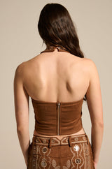 TEXAS FOREVER HALTER TOP