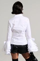 VANJA BUTTON DOWN BLOUSE