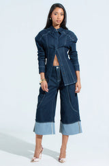 COME WITH ME BUTTON DOWN TOP